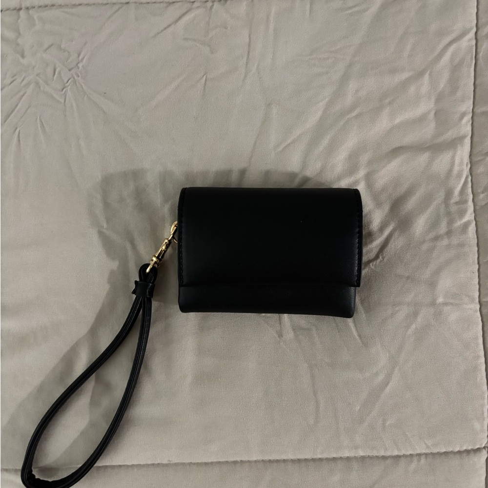 Elegant Black Wristlet Clutch